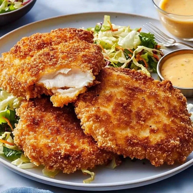 Coconut Fried Chicken served with cabbage salad and spicy mayo