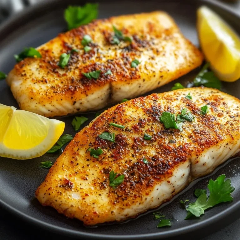 Air fryer tilapia recipe with spices and herbs for a healthy dinner