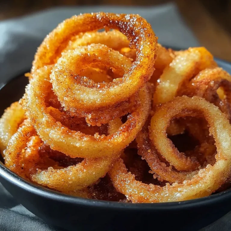 Delicious apple cinnamon curly fries drizzled with caramel sauce