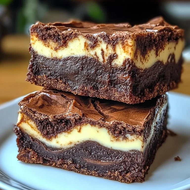 Delicious cheesecake brownies with creamy layers and rich chocolate