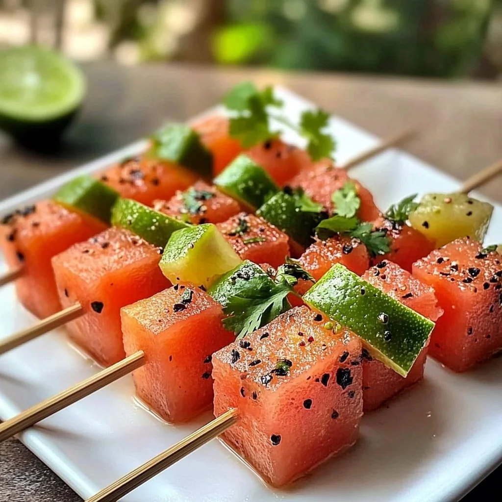 Colorful watermelon recipes for delightful party bites