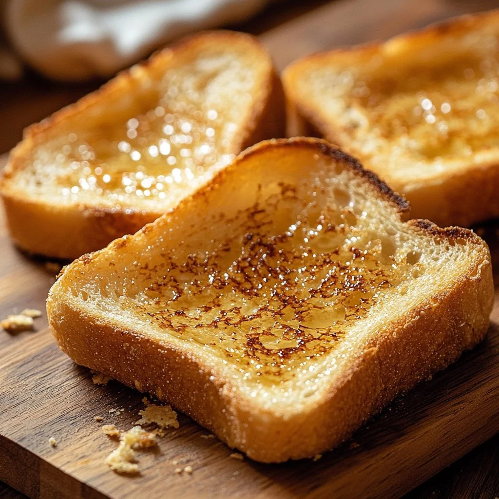 Delicious slices of Texas Toast with garlic and butter, perfect for any meal.
