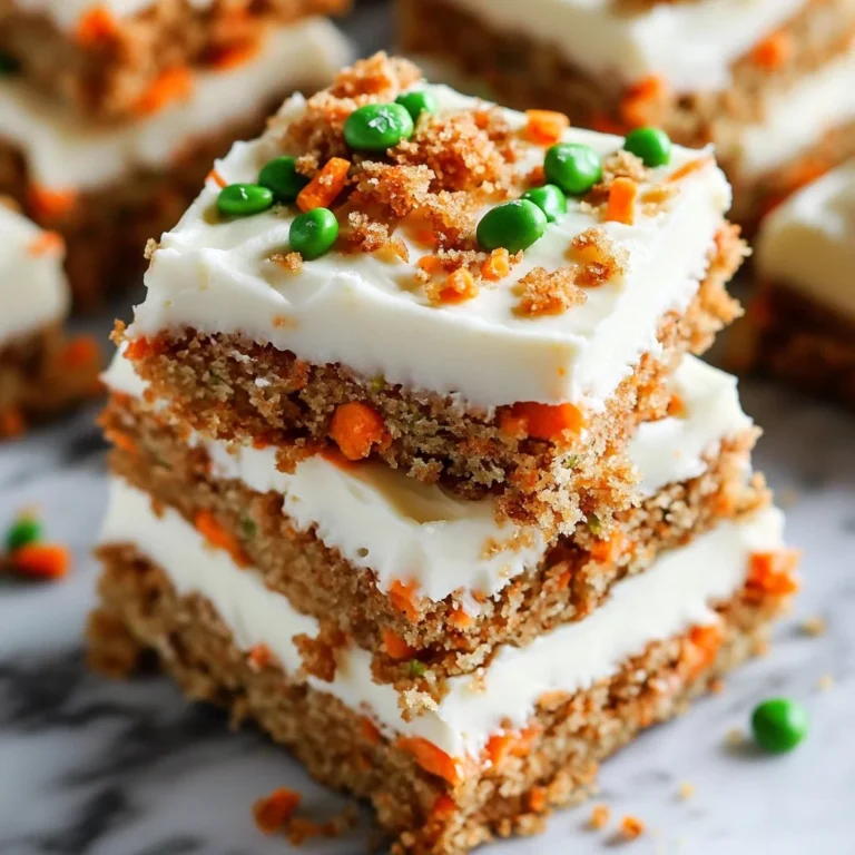 Delicious Carrot Cake Bars with Cream Cheese Frosting on a plate