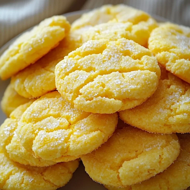 Delicious cornbread cookies on a plate ready to be enjoyed
