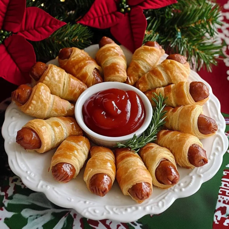 Mini Sausage Wreath, a festive appetizer for holiday celebrations
