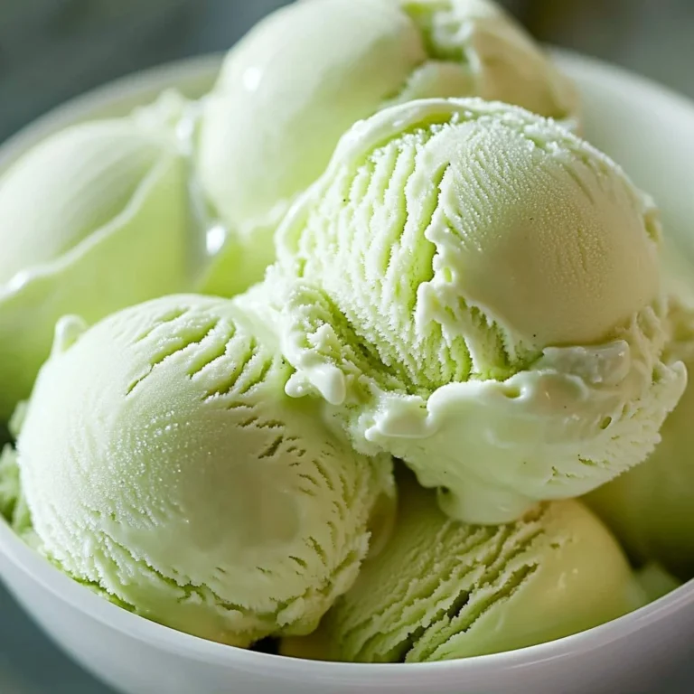 Bowl of Mountain Dew Ice Cream topped with vibrant green sprinkles