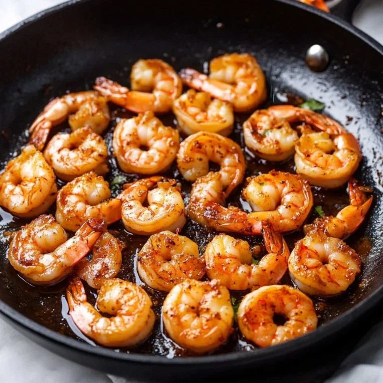 Spicy shrimp tacos topped with cilantro lime slaw on a plate.