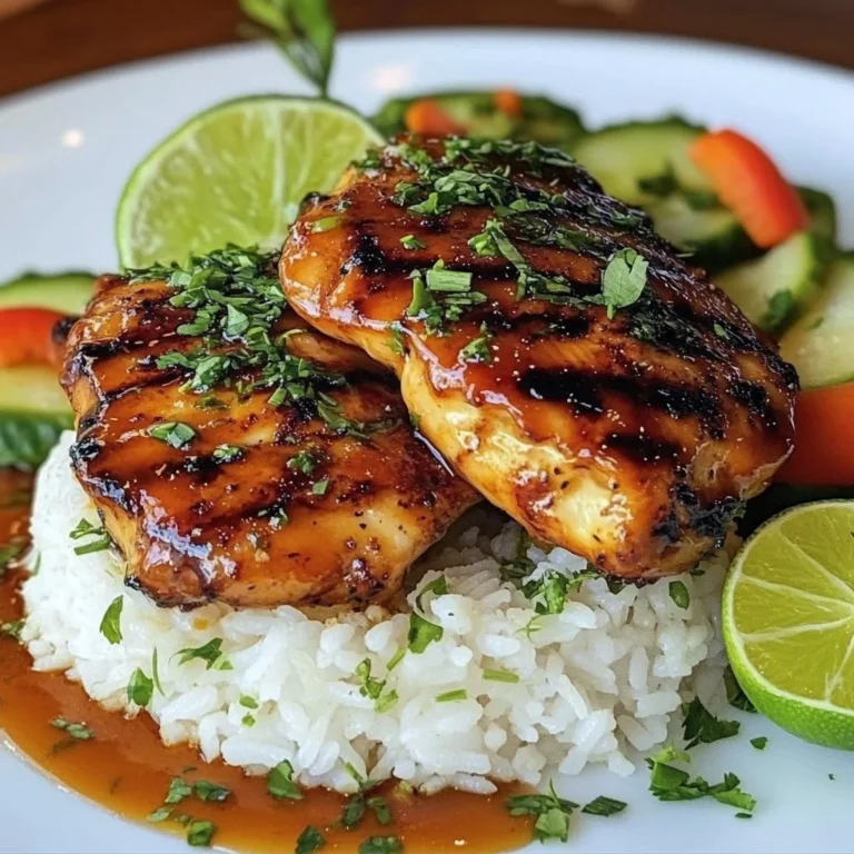 Delicious Honey Lime Chicken Stack with vibrant garnishes.